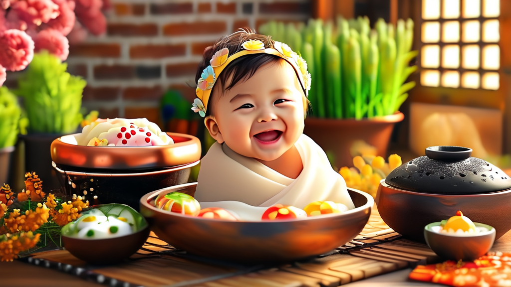 특별한 날을 위한 돌상, 백일상 대여 서비스 (realistic 스타일)