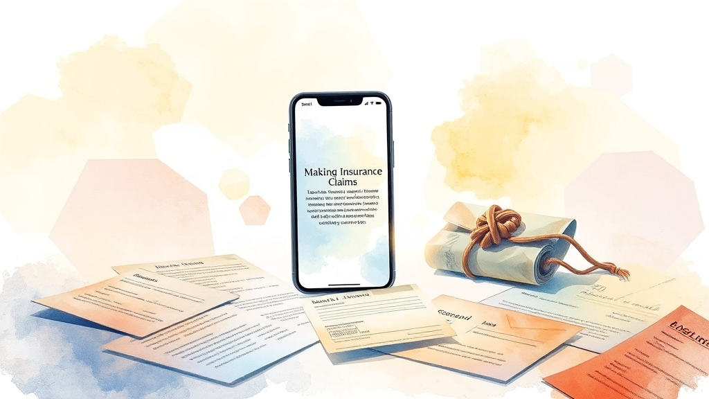 의료실비 청구, 어떻게 하나요? (watercolor 스타일)