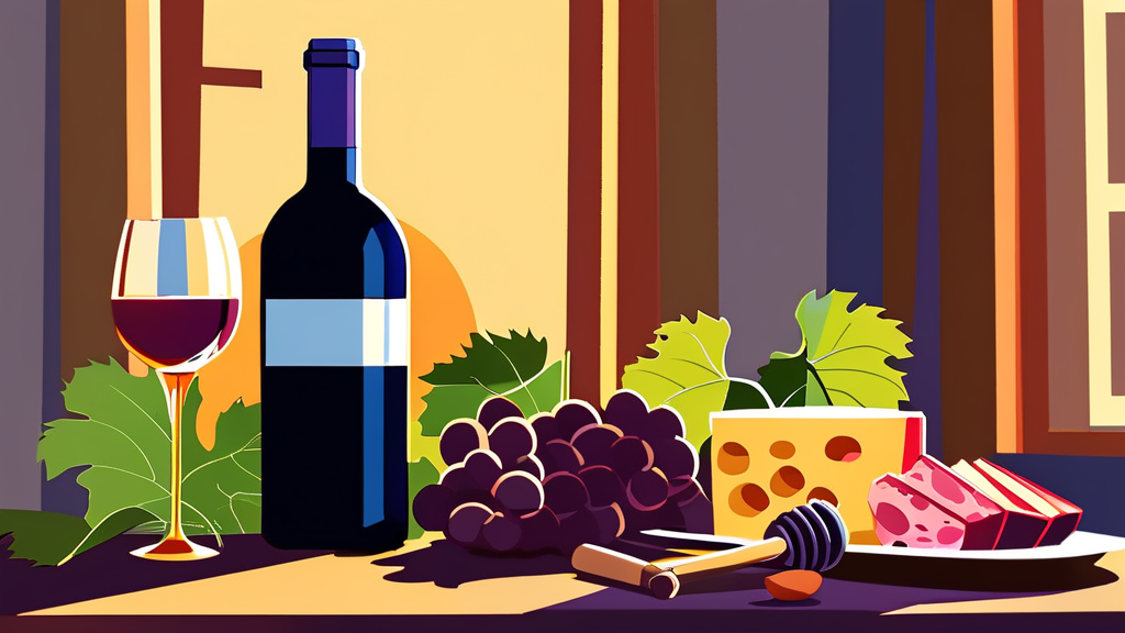 하정우 와인, 선물용으로도 손색없는 이유 (cartoon 스타일)