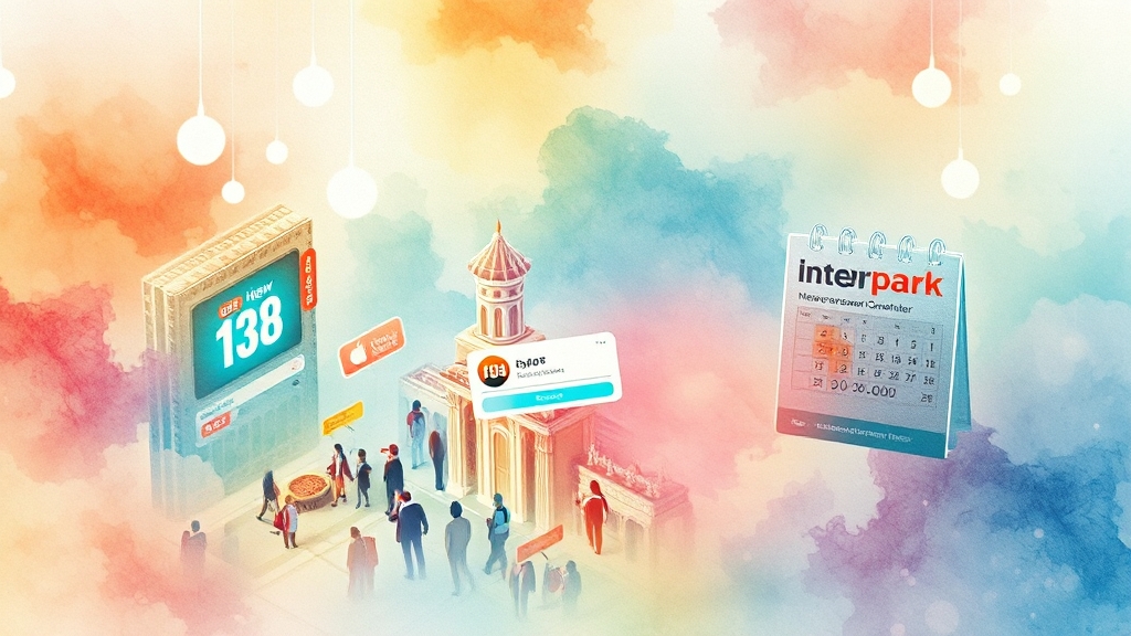 티켓팅 성공 꿀팁 대방출 (watercolor 스타일)