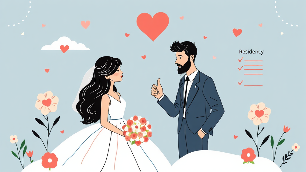 신혼부부 혜택 신청 전 필수 체크리스트 (illustration 스타일)