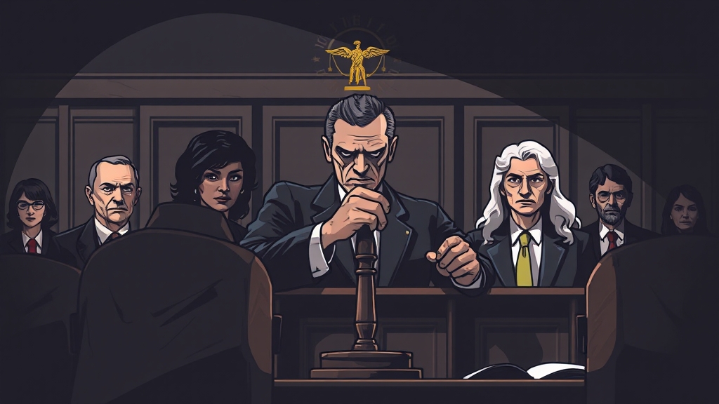 형사 사건, 대체 뭘까? (illustration 스타일)