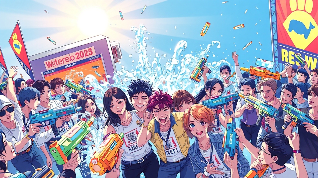 워터밤, 티켓은 어떻게? 라인업은? (illustration 스타일)