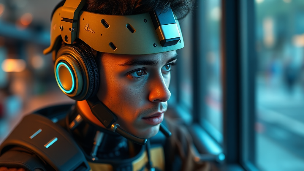 AI 부업 자동화 특징 및 장점 (realistic 스타일)