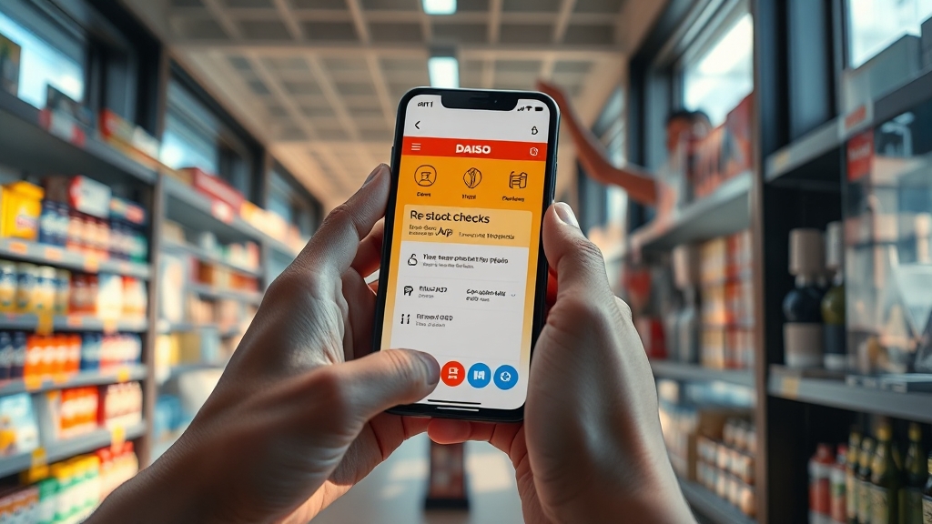 온라인/앱 재고조회 활용법 (realistic 스타일)