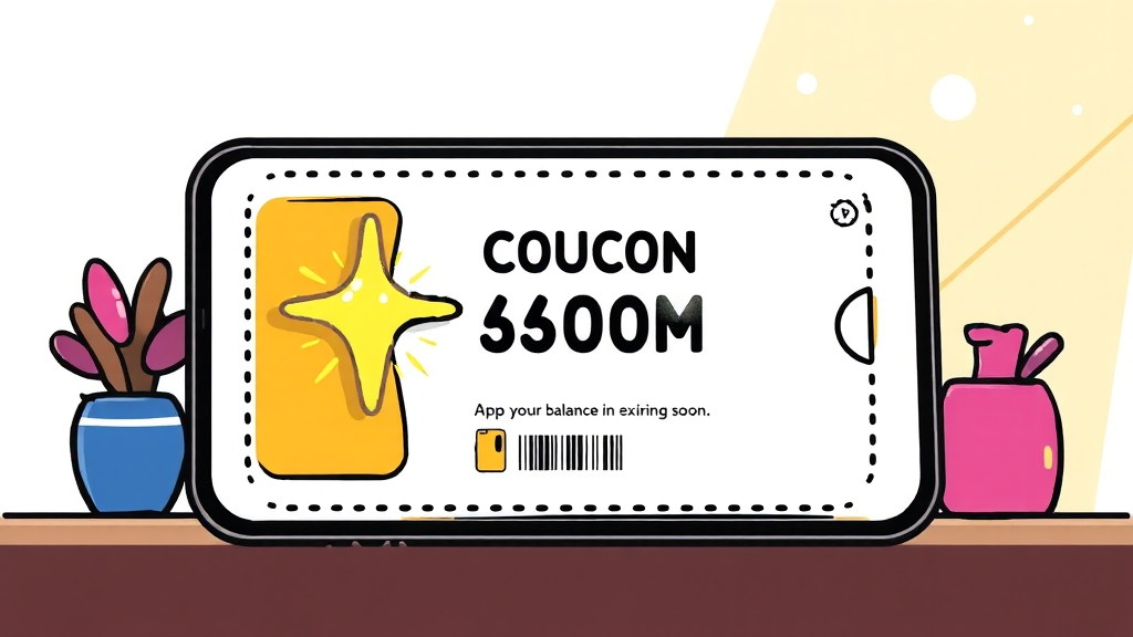 잔액 간편 확인법 (cartoon 스타일)