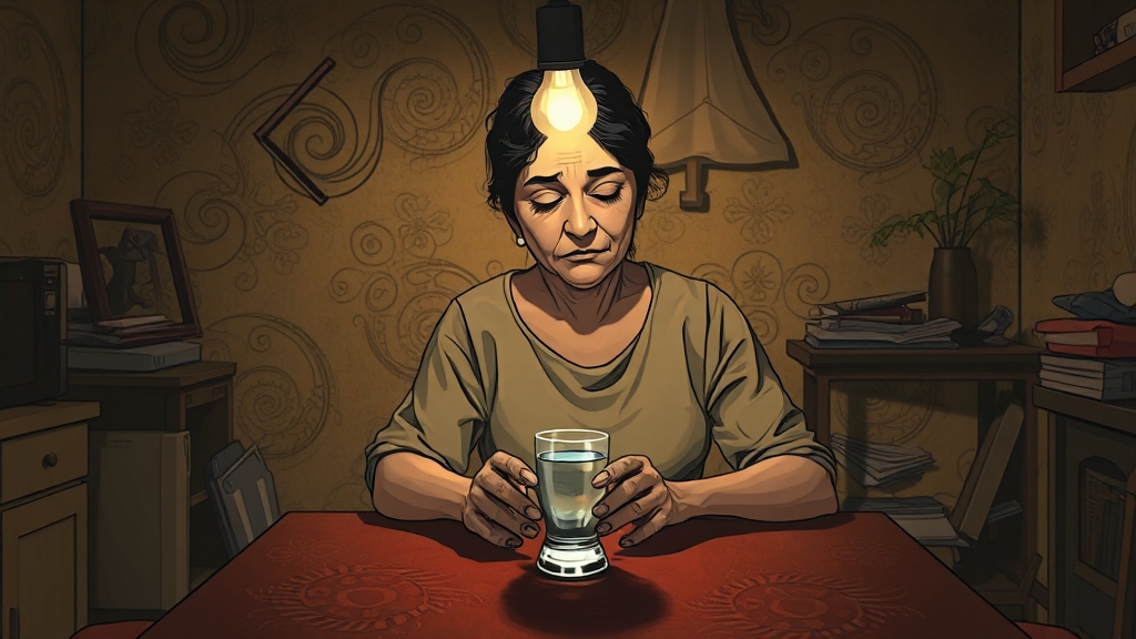 높을 때 증상과 위험 (illustration 스타일)