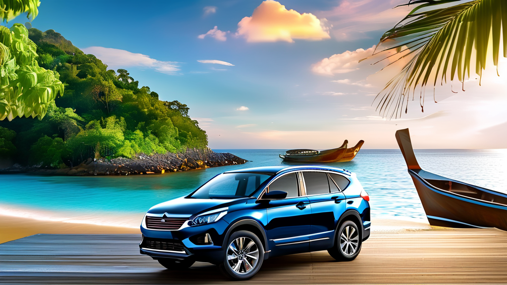 푸켓 공항 픽업 서비스 예약 방법 및 절차 (realistic 스타일)