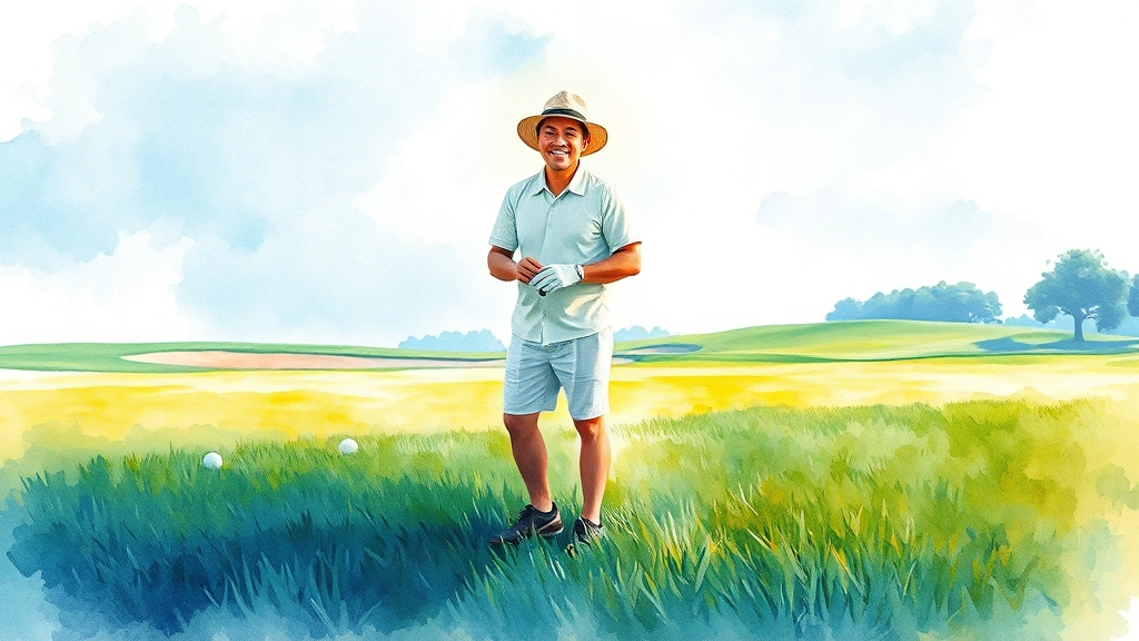 포어캐디 일자리의 매력적인 혜택과 급여 (watercolor 스타일)