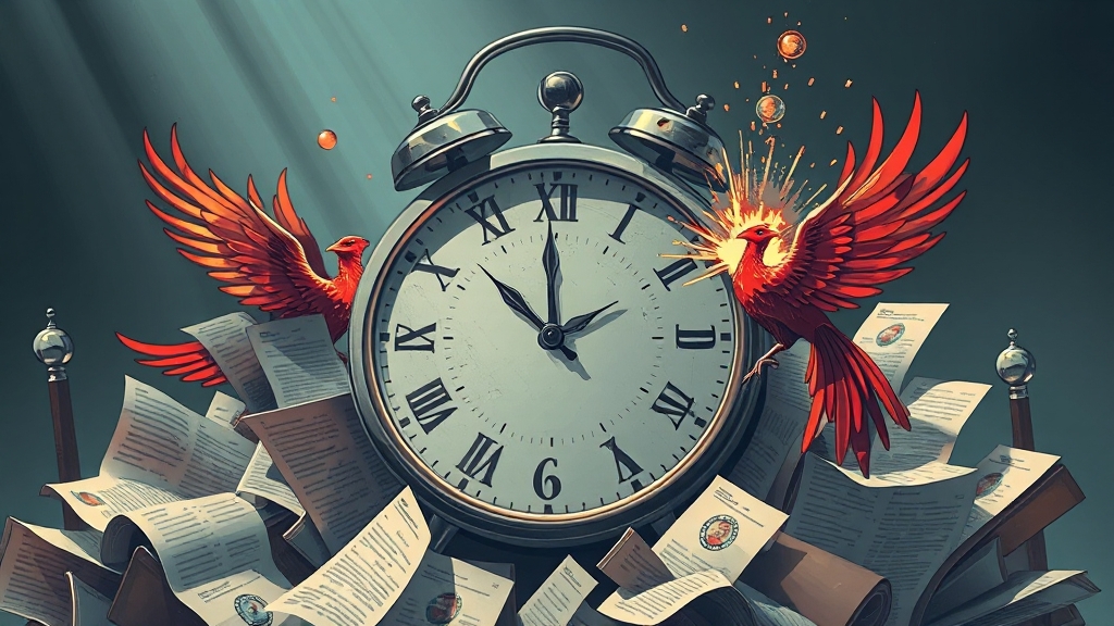 퇴직금 미지급, 회사에 어떤 불이익이 있을까요? (illustration 스타일)