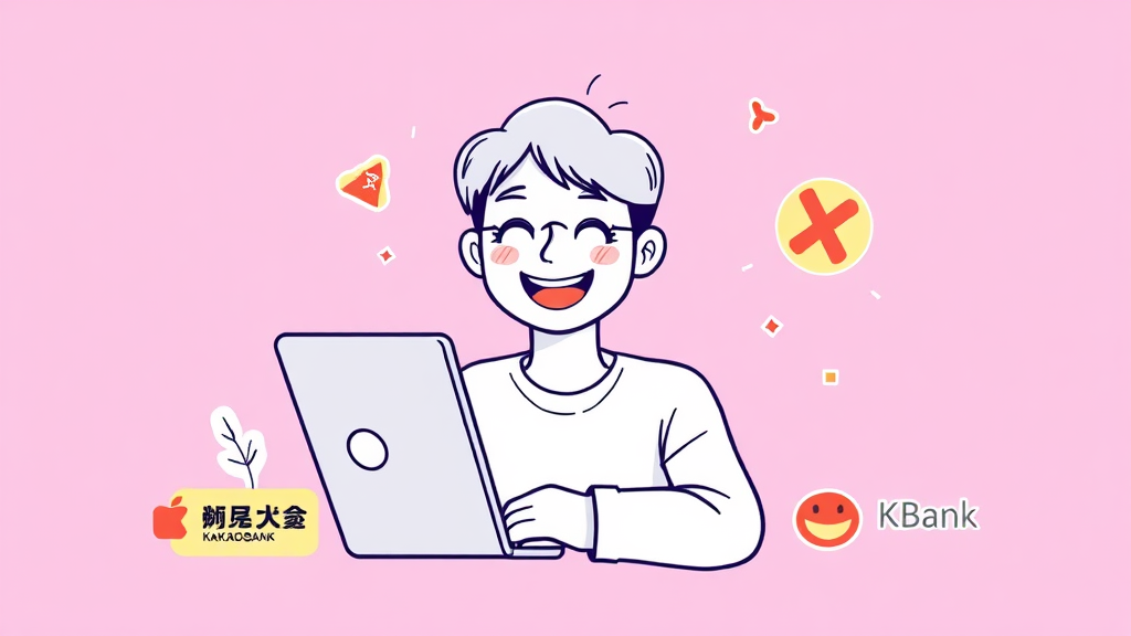 통장 개설, 어디가 좋을까요? (illustration 스타일)