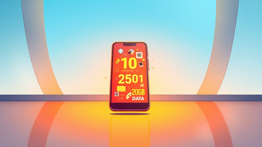 알뜰폰 20G 요금제란? (illustration 스타일)
