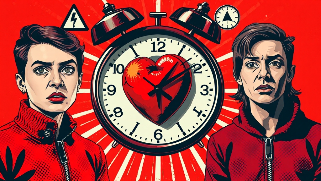 부정맥 증상 및 종류별 특징 (popart 스타일)