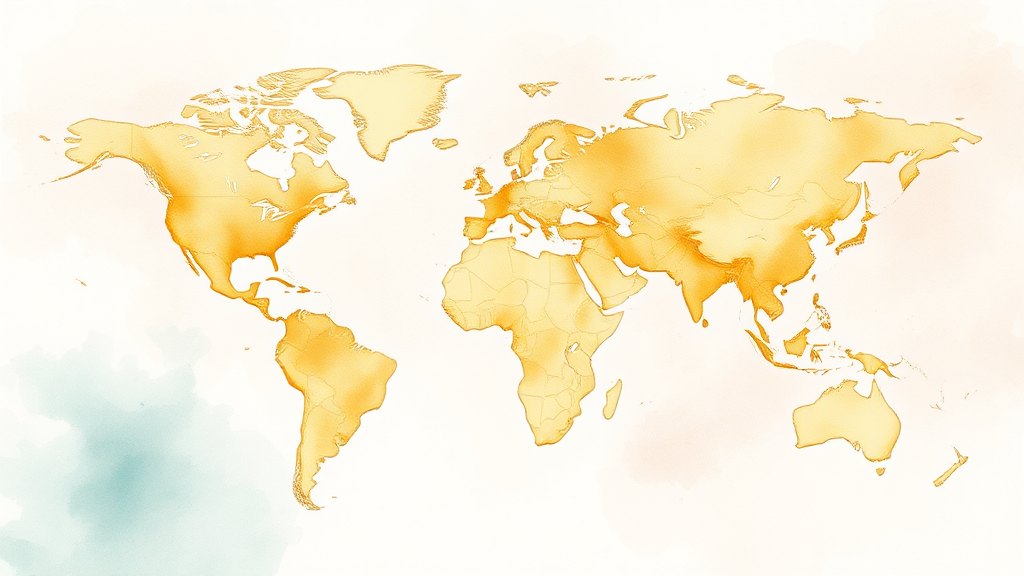 금 시세 변동 핵심 변수 (watercolor 스타일)