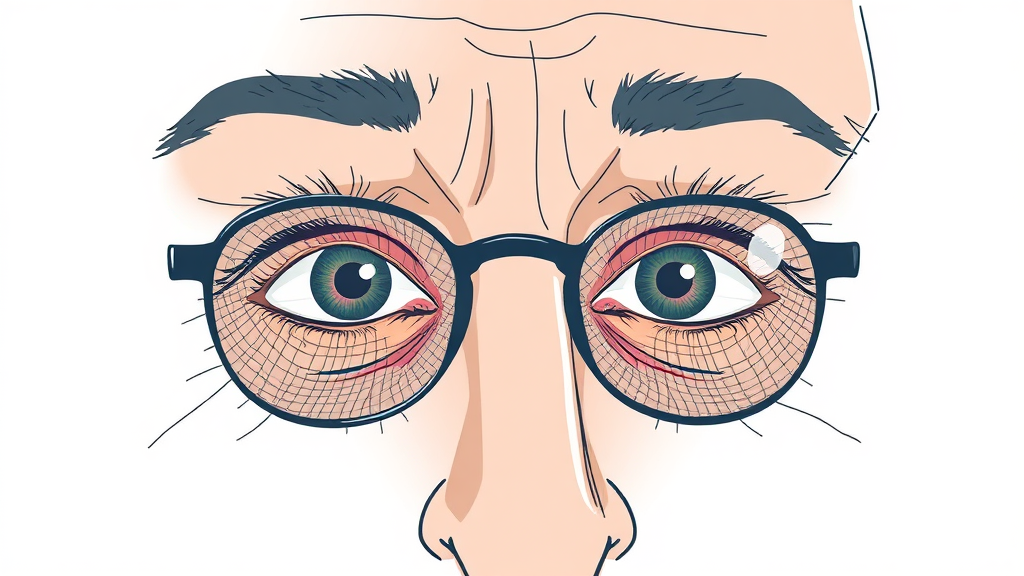 개방각 녹내장이란? (illustration 스타일)