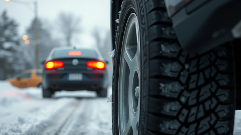 겨울철, 왜 경고등이 뜰까? (realistic 스타일)