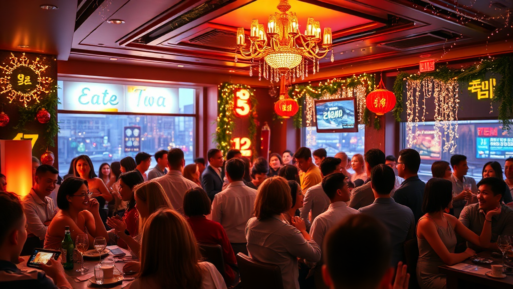 파티룸 위치 및 접근성 정보 (realistic 스타일)