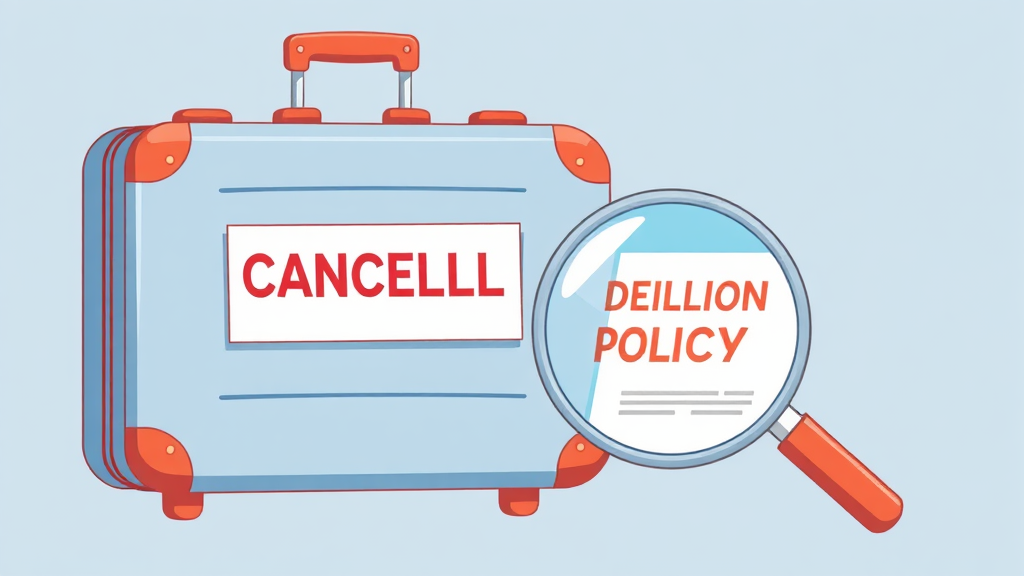 숙박 플랫폼별 취소 규정 비교 (illustration 스타일)