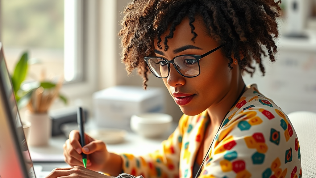 AI 부업, 성공 전략은? (realistic 스타일)