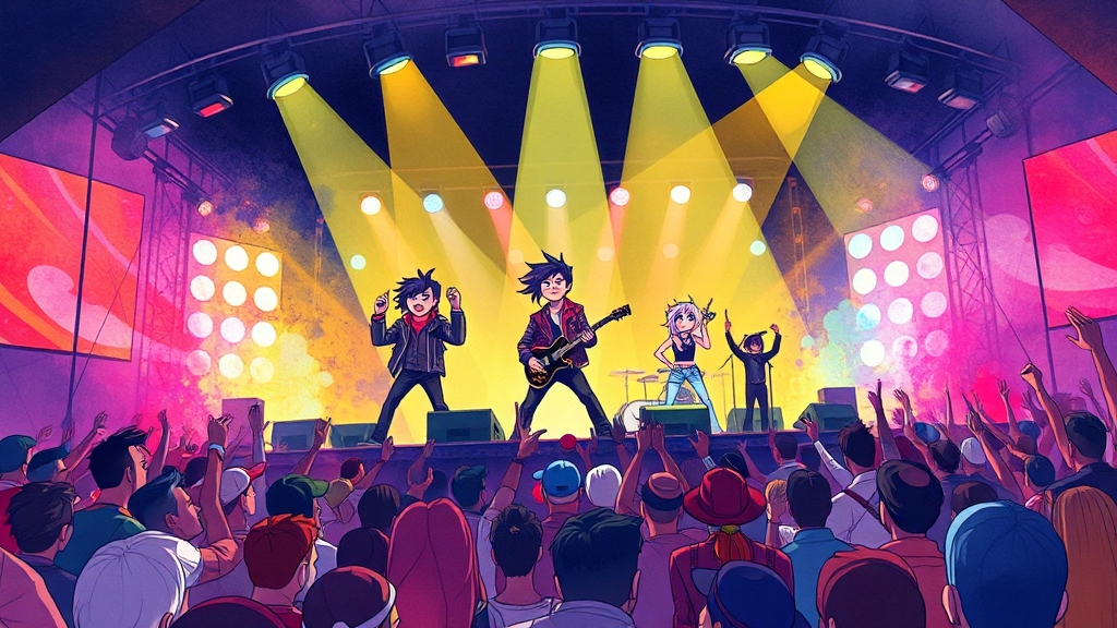 라인업 및 출연진 (cartoon 스타일)