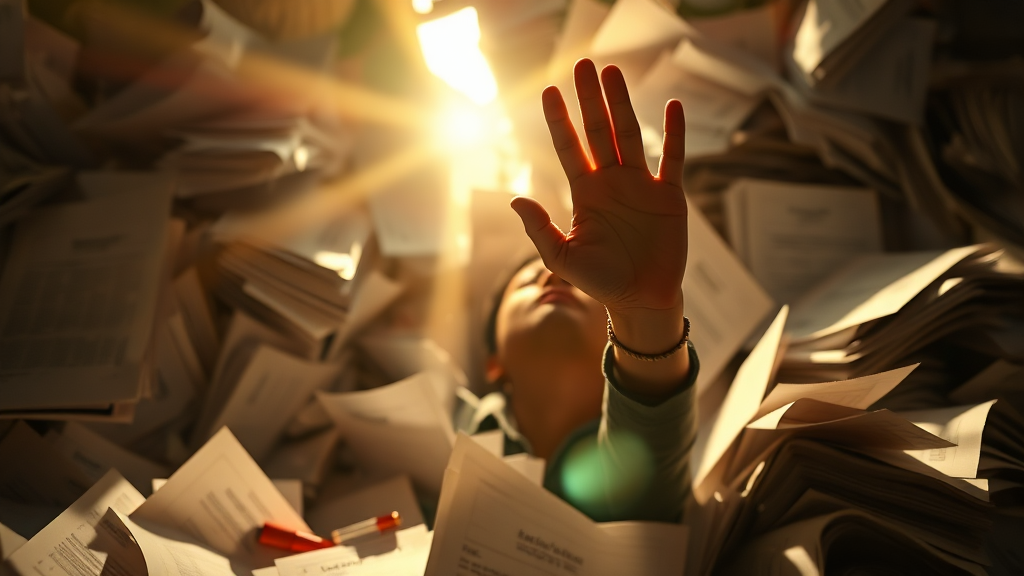 필요 서류 완벽 리스트 (realistic 스타일)