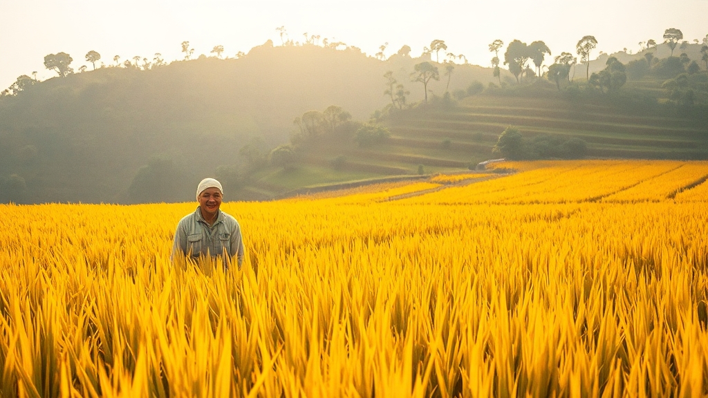 공익직불금 지급 금액 (watercolor 스타일)