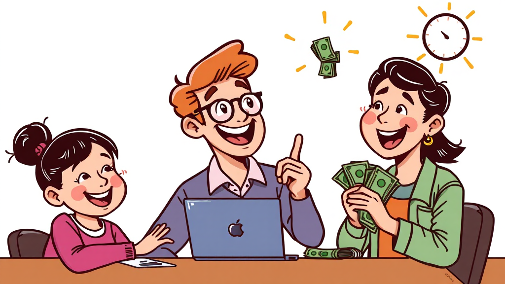 고용보험, 시간에서 소득으로 (cartoon 스타일)