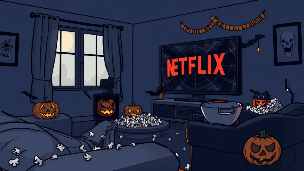 할로윈 맞이 공포 영화 추천 TOP 5 (cartoon 스타일)