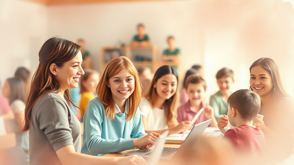 활동지원사 응시 자격 (watercolor 스타일)