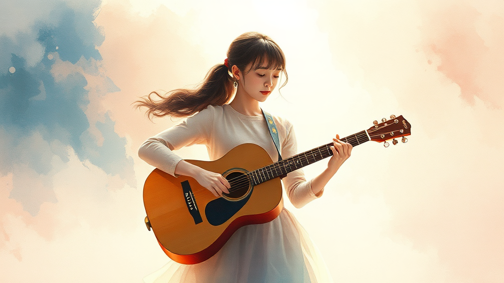 길려원 프로필: 미스트롯4 참가자 심층 분석 (watercolor 스타일)