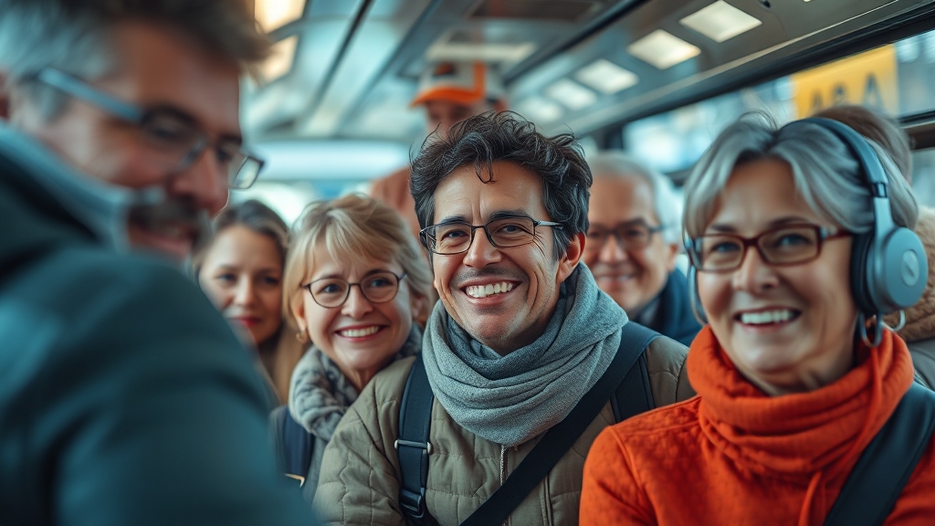 버스 요금 할인 종류 (realistic 스타일)