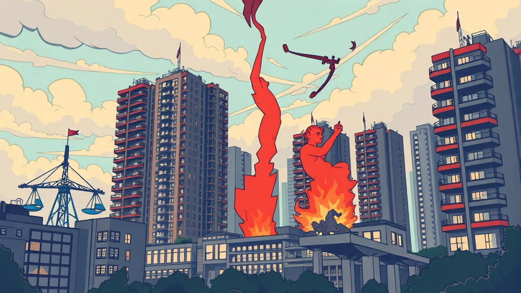 추가 분담금 리스크 관리 (illustration 스타일)