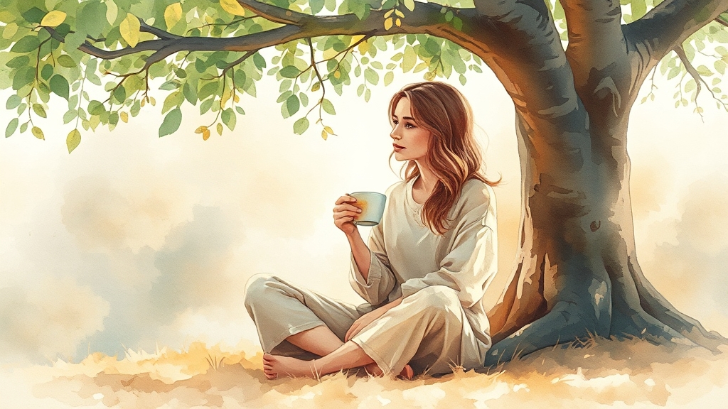 ISTJ 여자의 호감 표현 방식 (watercolor 스타일)