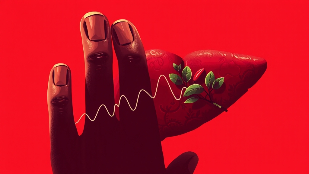 당뇨병, 손톱 세로줄과 관련 있을까? (illustration 스타일)