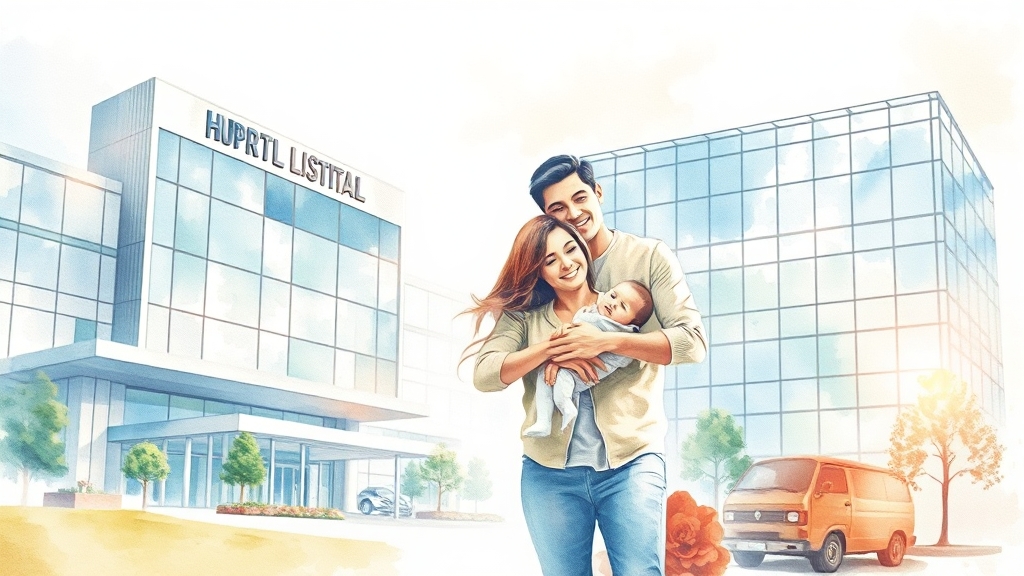 온라인 출생신고 방법 (watercolor 스타일)