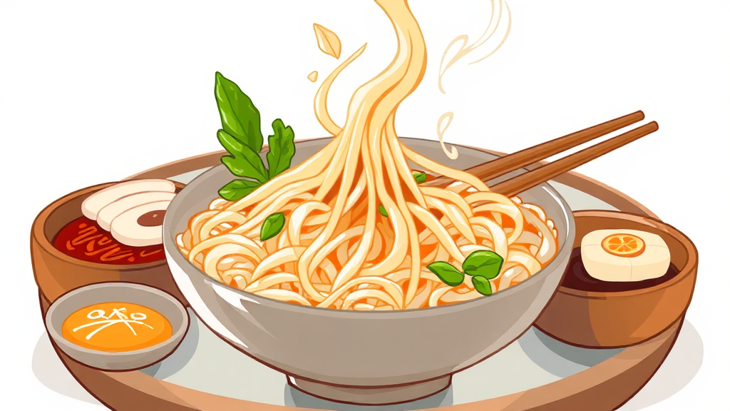 전주 콩나물국밥 특징과 종류 (illustration 스타일)