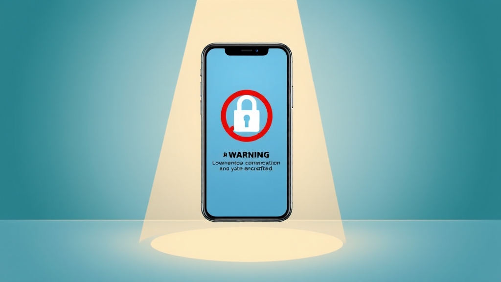 모바일 신분증 사용 시 유의사항 (illustration 스타일)