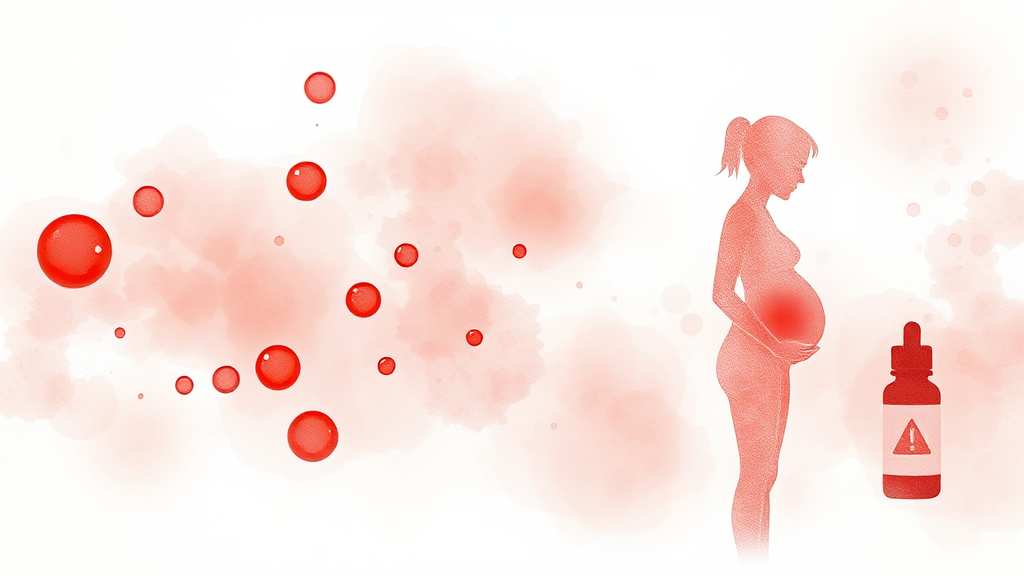 오레가노 오일 부작용 및 주의사항 (watercolor 스타일)