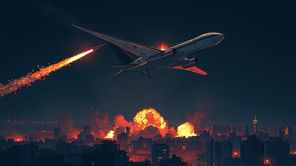 이란 보복 공격, 이스라엘 대응은? (illustration 스타일)