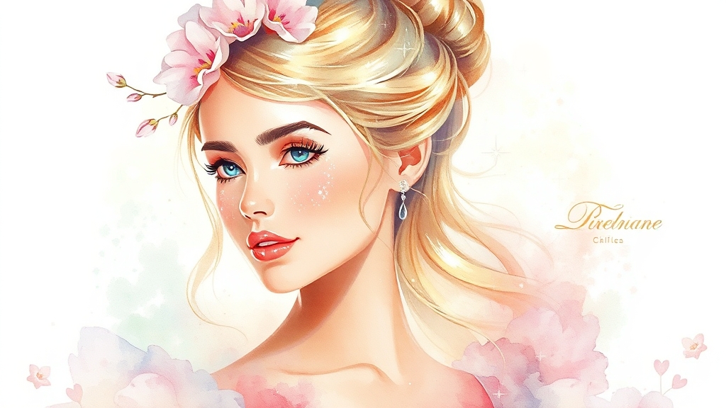 신데렐라 주사 효과 극대화 (watercolor 스타일)