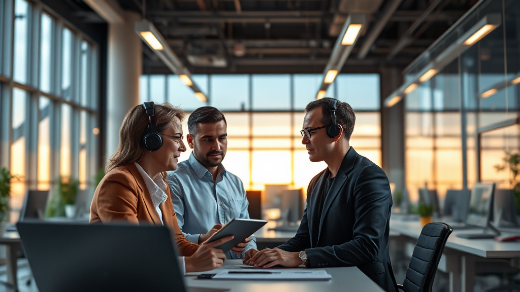 AX 성공 전략, 3가지 핵심! (realistic 스타일)