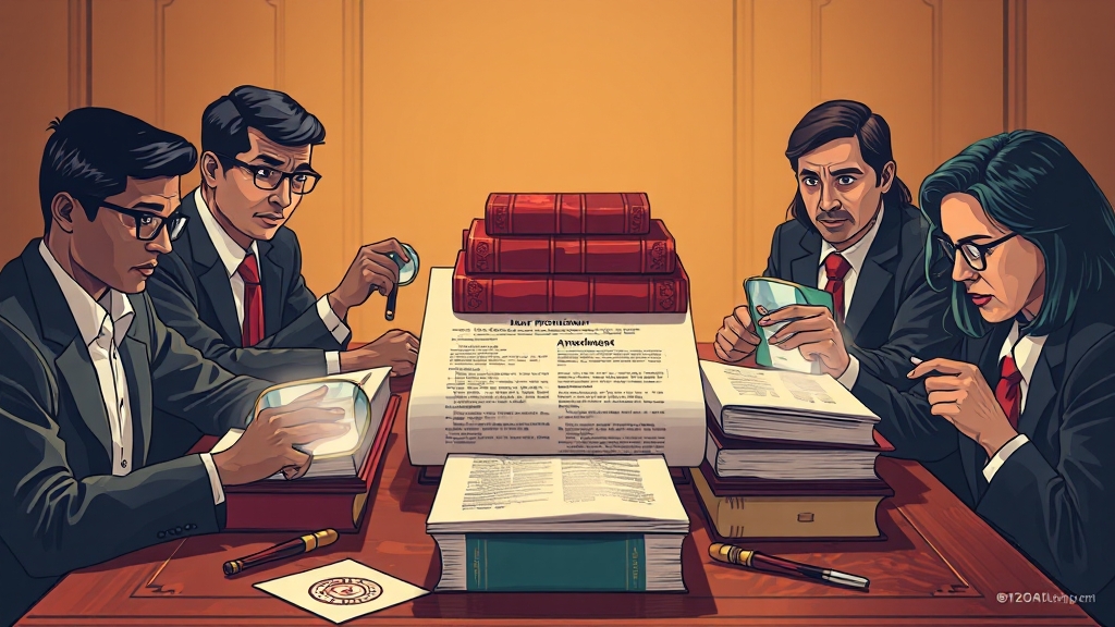 관련 법규 및 전문가 조언 (illustration 스타일)