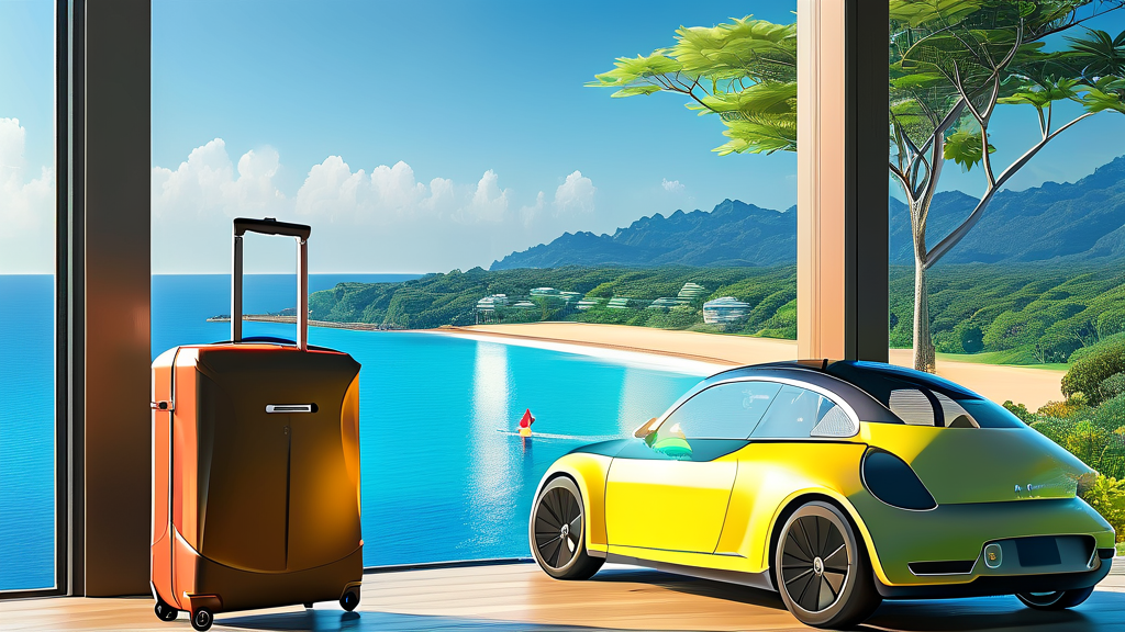 대만 여행 필수품: 전압 변환기 및 멀티 어댑터 (realistic 스타일)