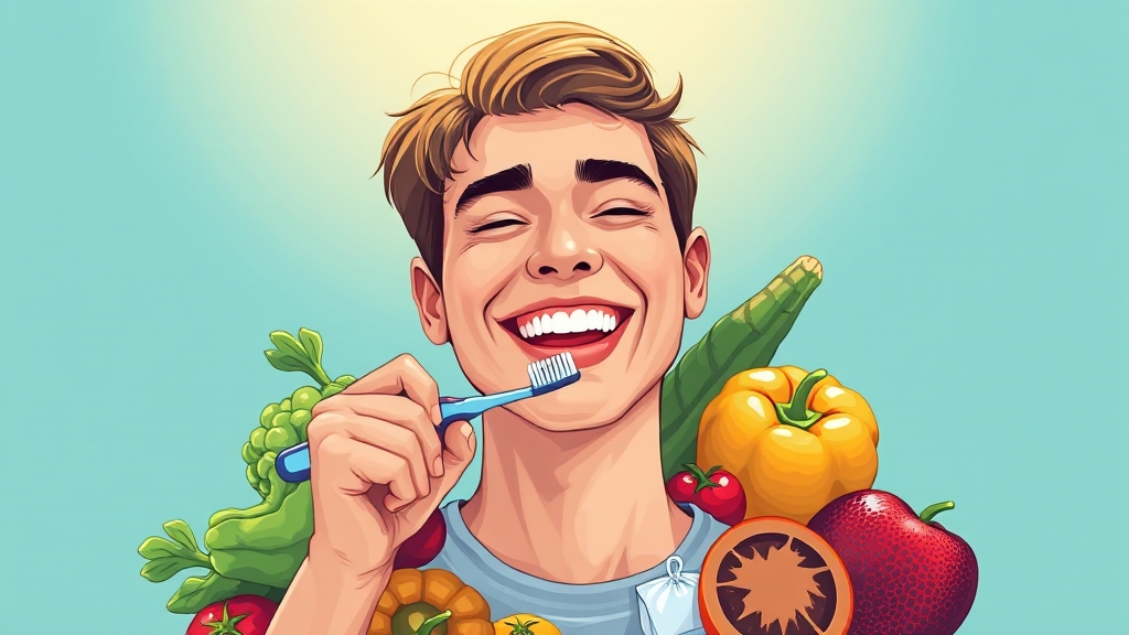 잇몸 건강, 장기적인 생활 습관 (illustration 스타일)