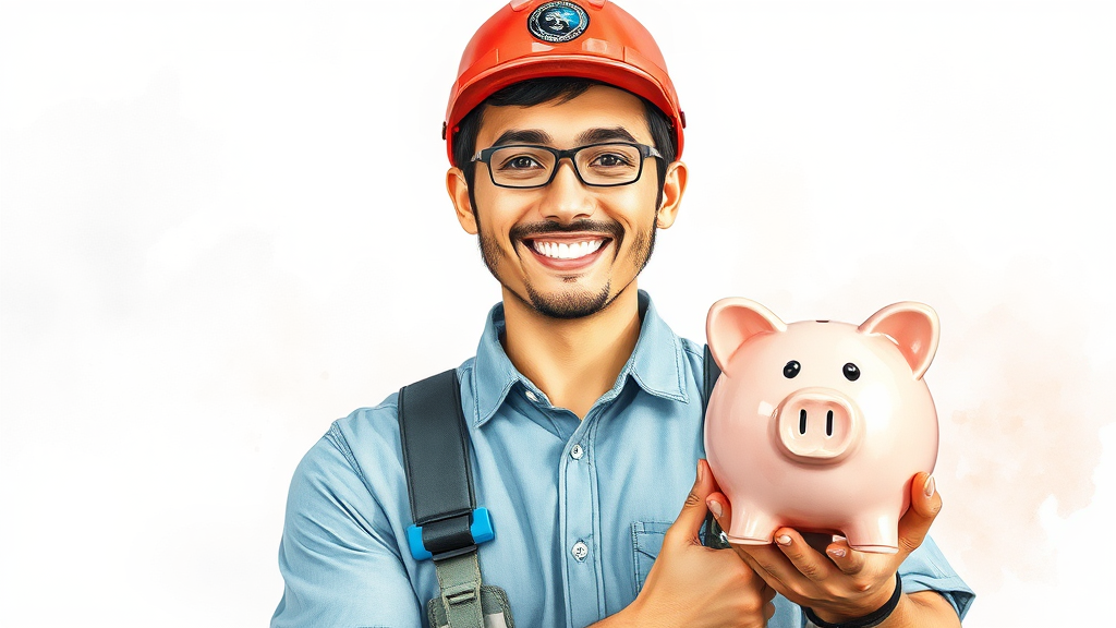 일용직도 퇴직금 가능? (watercolor 스타일)