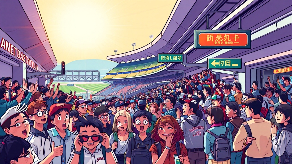 주요 행사 시 교통 정보 (cartoon 스타일)