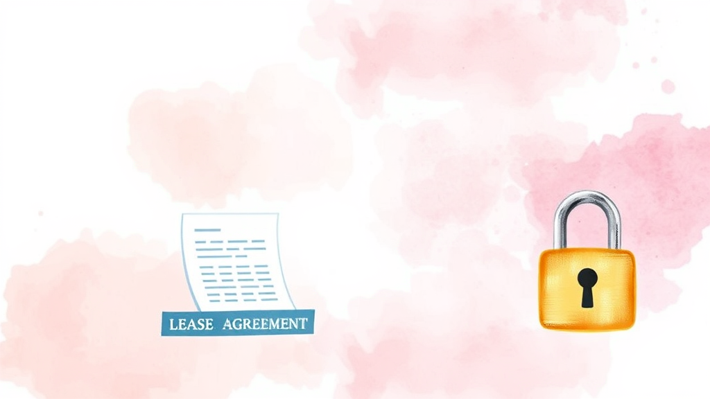 임대차 계약서, 필수 기재사항은 무엇인가요? (watercolor 스타일)