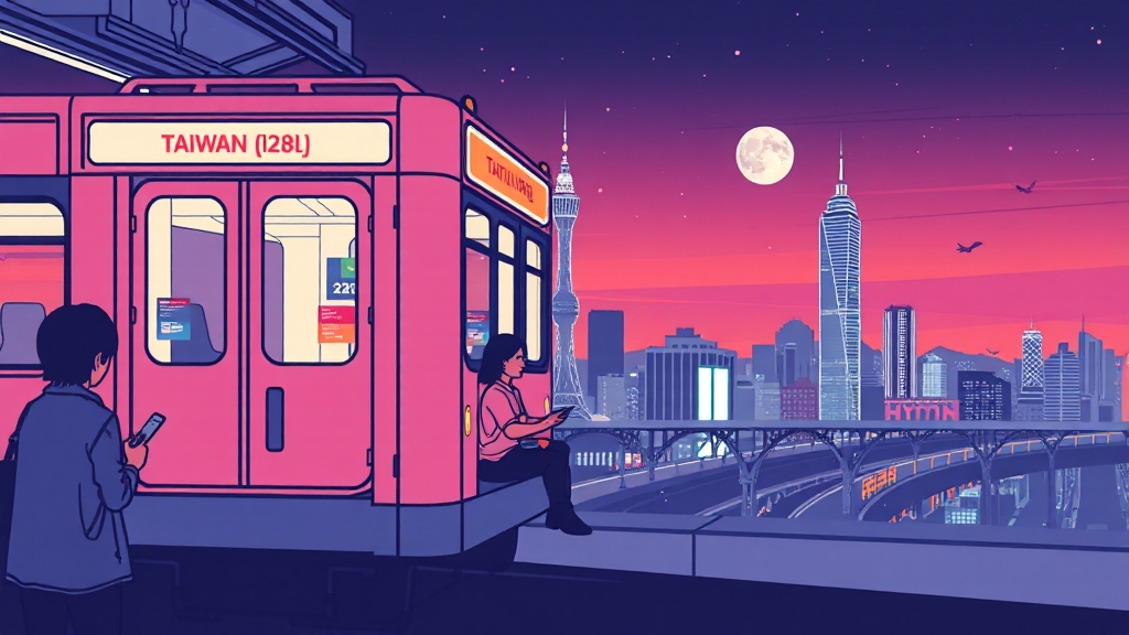 대만 여행 꿀팁: 여행 경험 극대화 (illustration 스타일)