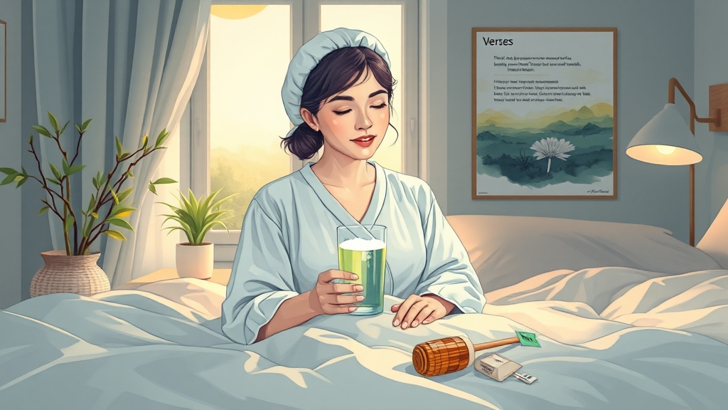 집에서 하는 구내염 치료법 (illustration 스타일)