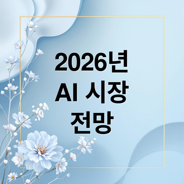 2026년
AI 시장
전망 (2026년 인공지능 시장 전망공지능 시장 전망)